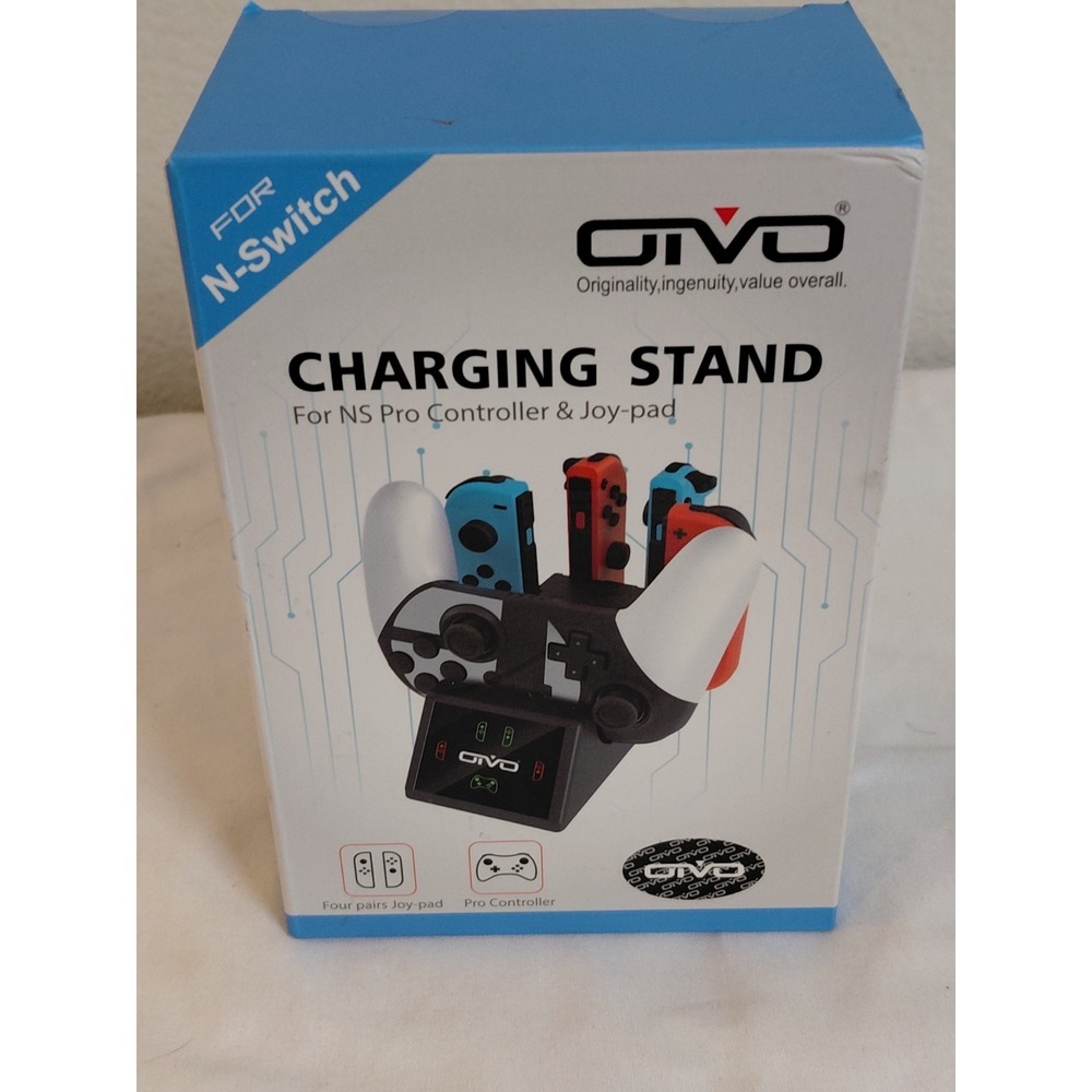 OIVO 5-in-1 Nintendo Switch Charging Stand for Pro Controller & Joy-Cons New